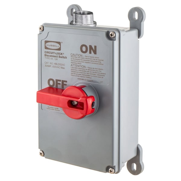 Disconnect Switch, Fusible, Three Phase, NEMA 4X